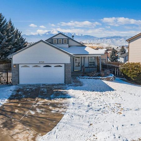Cozy 4Br House With Peak Views In Colorado Springs Villa Exterior foto