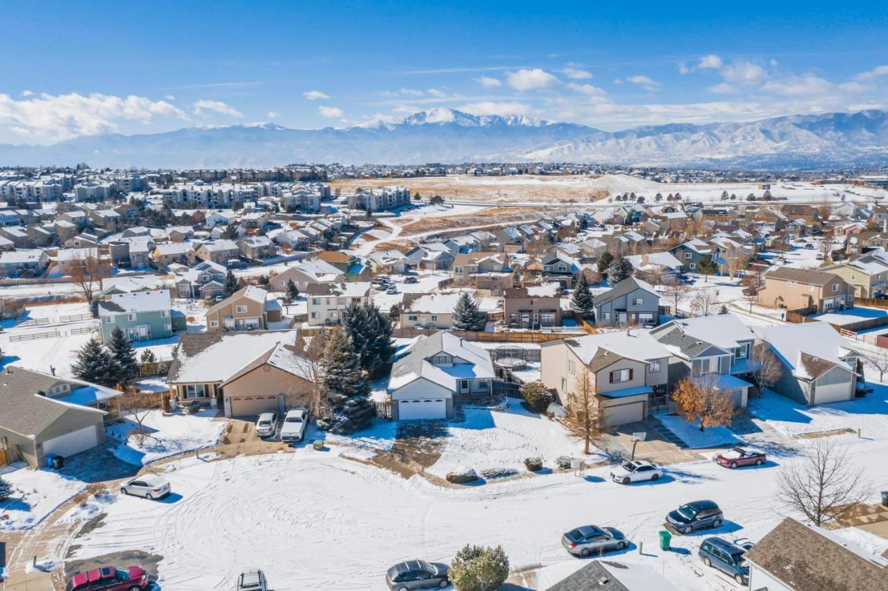 Cozy 4Br House With Peak Views In Colorado Springs Villa Exterior foto