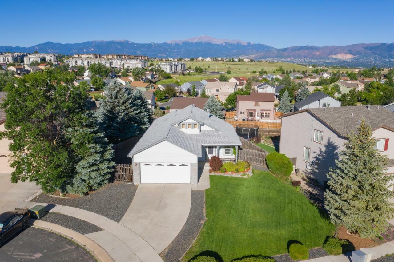 Cozy 4Br House With Peak Views In Colorado Springs Villa Exterior foto