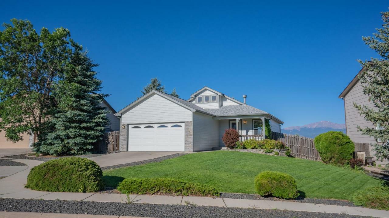 Cozy 4Br House With Peak Views In Colorado Springs Villa Exterior foto